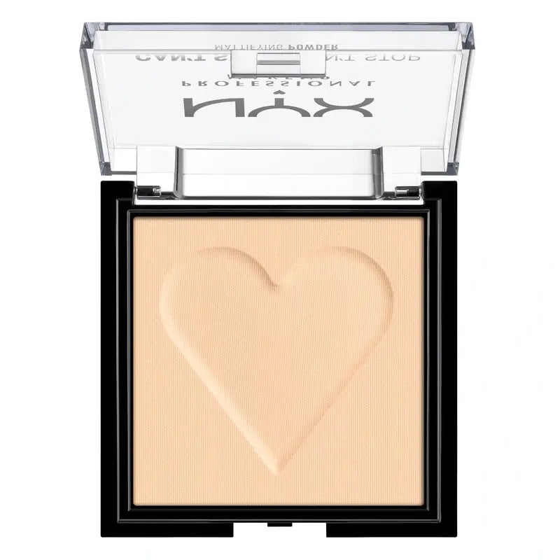 Nyx Professional Mattifying Powder Can'T Stop Won'T Stop Shade 02 Light , 6 gr