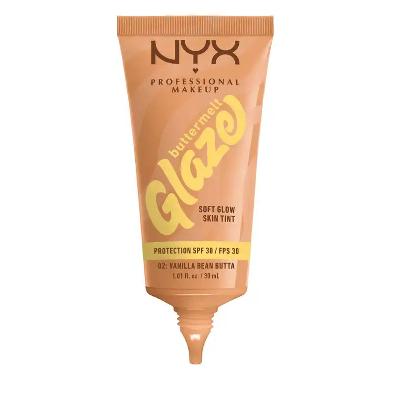 Nyx Skin Tint Buttermelt Glaze Soft Glow + Protection Spf/Fps 30 , 30 ml