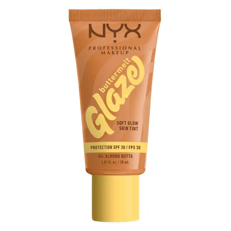 Nyx Skin Tint Buttermelt Glaze Soft Glow + Protection Spf/Fps 30 , 30 ml