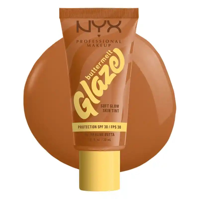Nyx Skin Tint Buttermelt Glaze Soft Glow + Protection Spf/Fps 30 , 30 ml