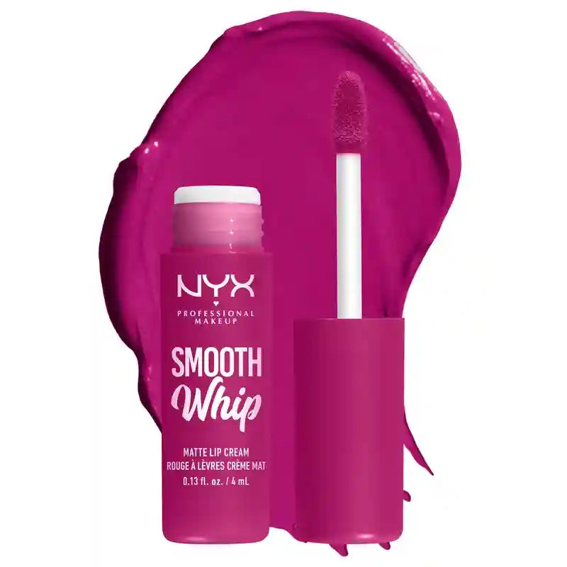 Nyx Smooth Whip Matte Lip Cream, rouge à lèvres liquide crémeux, mat, teinte Bday Frosting 09 , 4 ml
