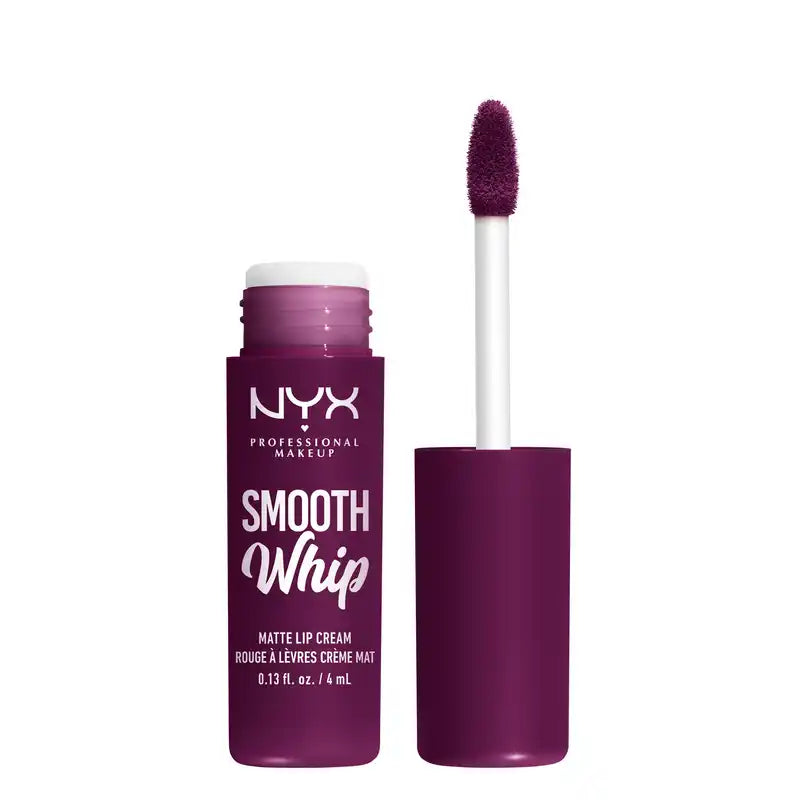 Nyx Smooth Whip Matte Lip Cream, rouge à lèvres liquide crémeux, mat, teinte Berry Bed Sheets , 4 ml