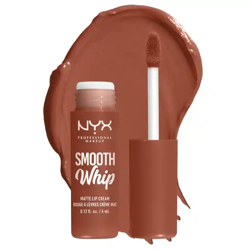 Nyx Smooth Whip Matte Lip Cream, rouge à lèvres liquide crémeux, mat, teinte fausse fourrure, 4 ml