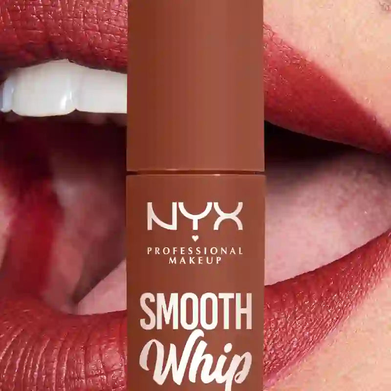 Nyx Smooth Whip Matte Lip Cream, rouge à lèvres liquide crémeux, mat, teinte fausse fourrure, 4 ml