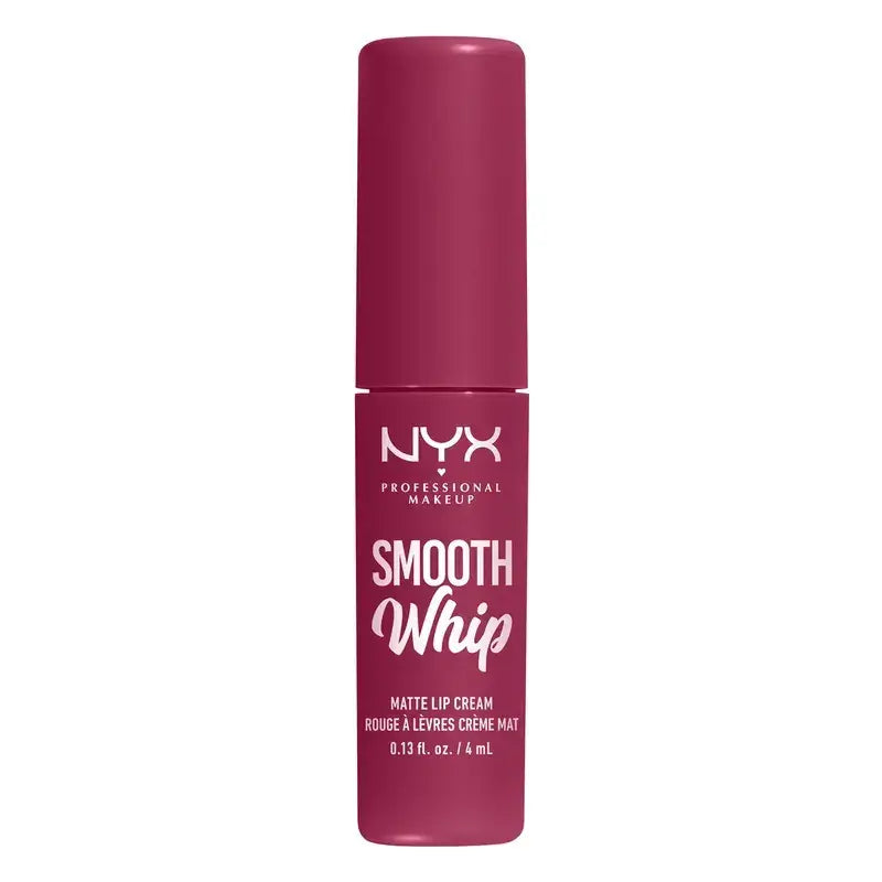Nyx Smooth Whip Matte Lip Cream, rouge à lèvres liquide crémeux, mat, teinte Fuzzy Slippers 08 , 4 ml