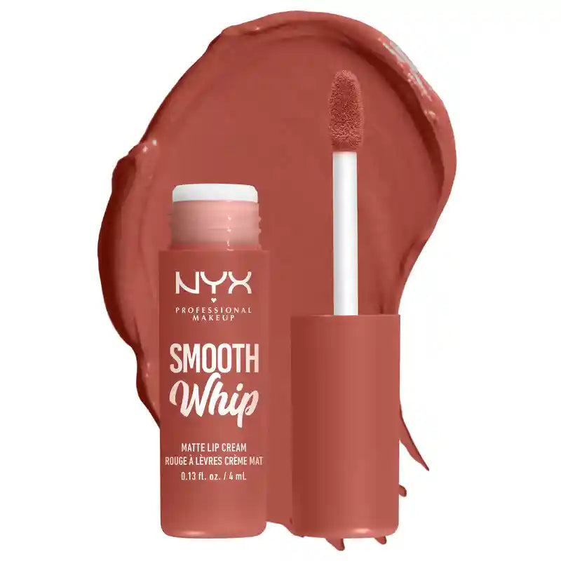 Nyx Smooth Whip Matte Lip Cream, rouge à lèvres liquide crémeux, mat, teinte Kitty Belly , 4 ml