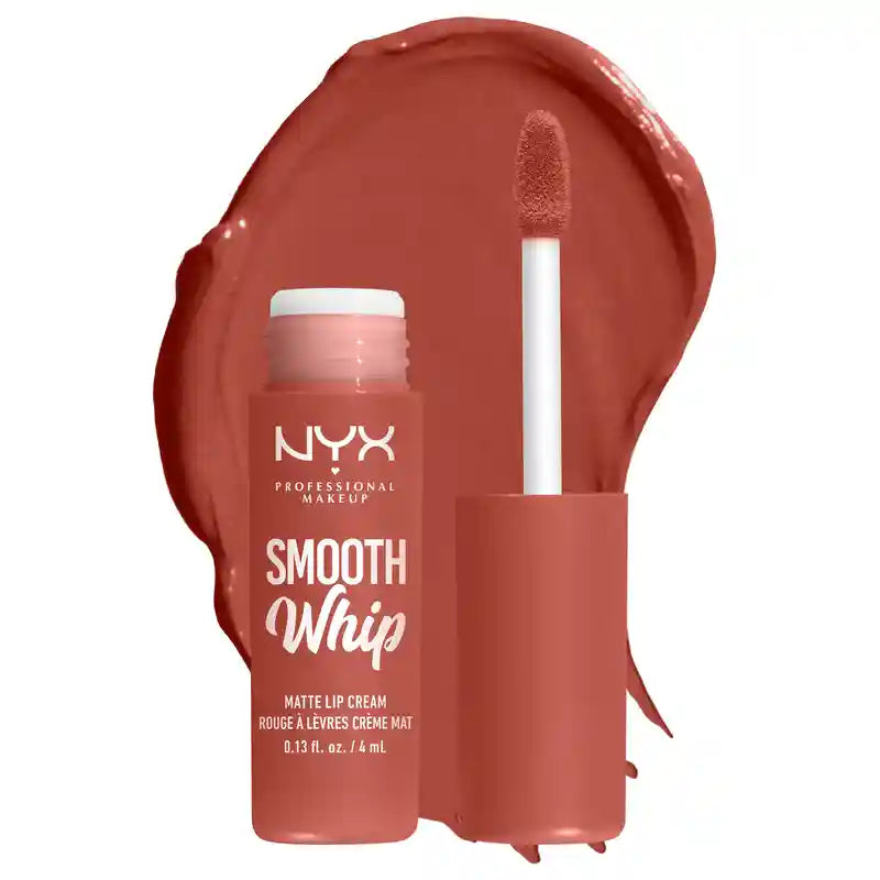 Nyx Smooth Whip Matte Lip Cream, rouge à lèvres liquide crémeux, mat, Shade Pushin , 4 ml