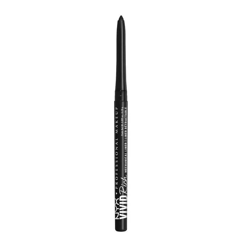 Nyx Vivid Rich Mechanical Mechanical Pencil Eyeliner Retractable Shade 01 , 0,28 gr