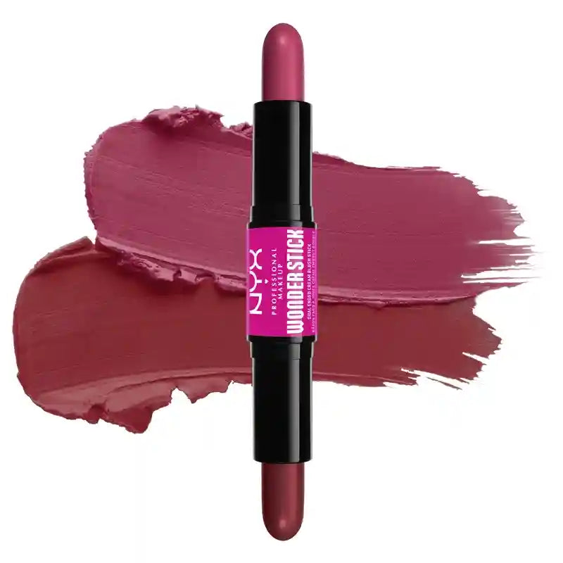 Nyx Wonder Stick Magenta. Fard à joues crème. Shade 04 Deep Magenta N Ginger , 1 pcs.