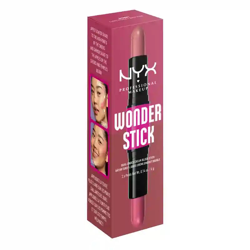 Nyx Wonder Stick Peach. Cream Blush. Teinte 01 Light Peach N Baby Pink , 1 unités