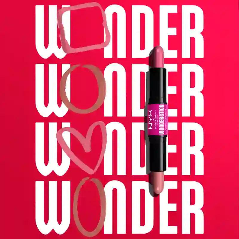 Nyx Wonder Stick Peach. Cream Blush. Teinte 01 Light Peach N Baby Pink , 1 unités