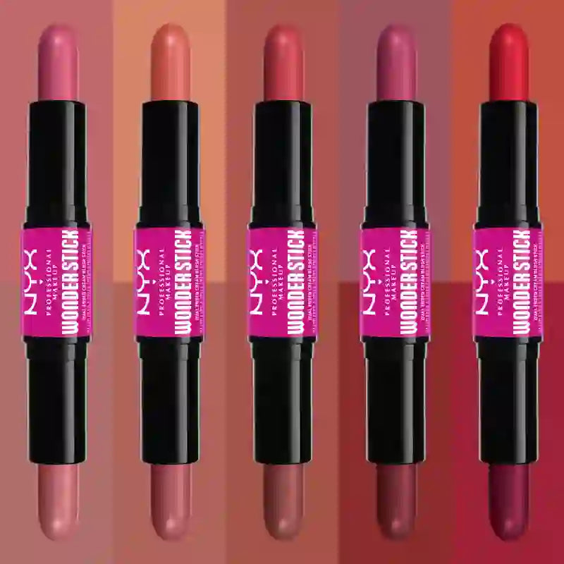 Nyx Wonder Stick Peach. Cream Blush. Teinte 01 Light Peach N Baby Pink , 1 unités