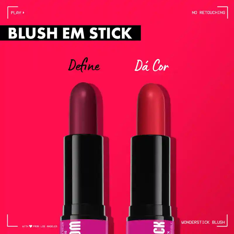 Nyx Wonder Stick Peach. Cream Blush. Teinte 01 Light Peach N Baby Pink , 1 unités