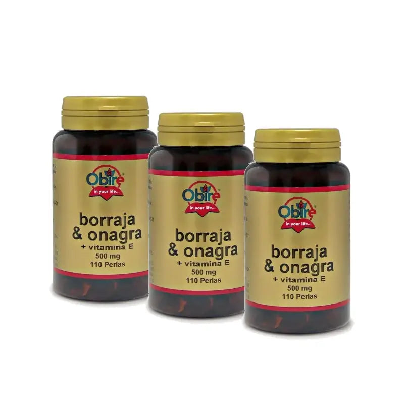 Obire Borraja & Onagra, lot de 3 x 110 gélules