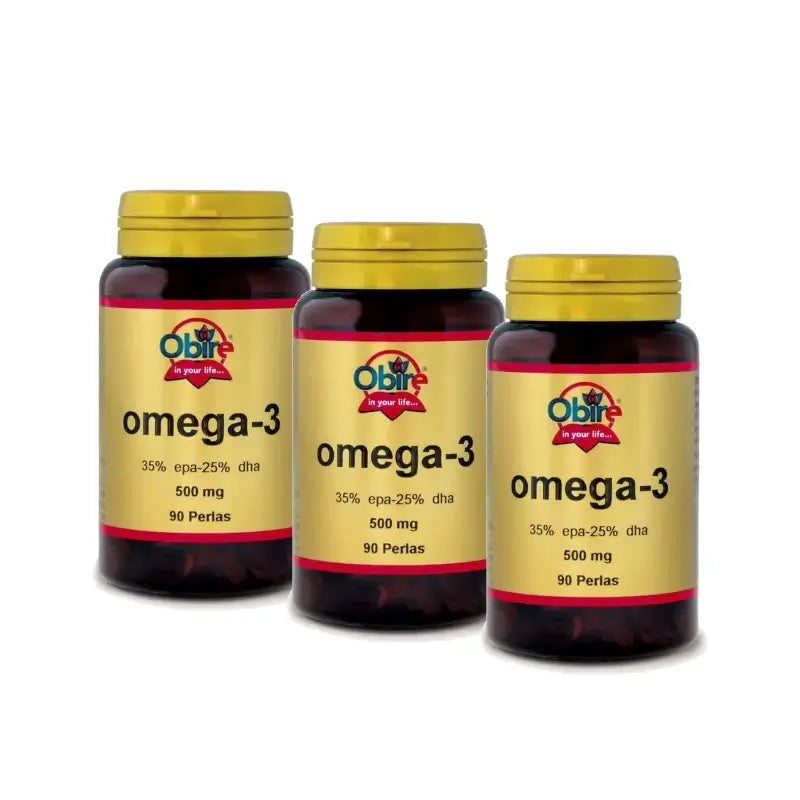 Obire Omega-3, lot de 3 x 90 gélules