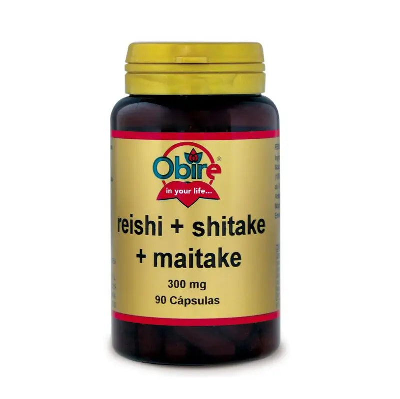 Obire Reishi + Shitake + Maitake , 90 capsules