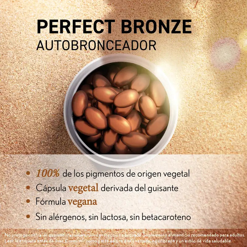 Oenobiol Perfect Bronze Autobronzant, 2x30 gélules