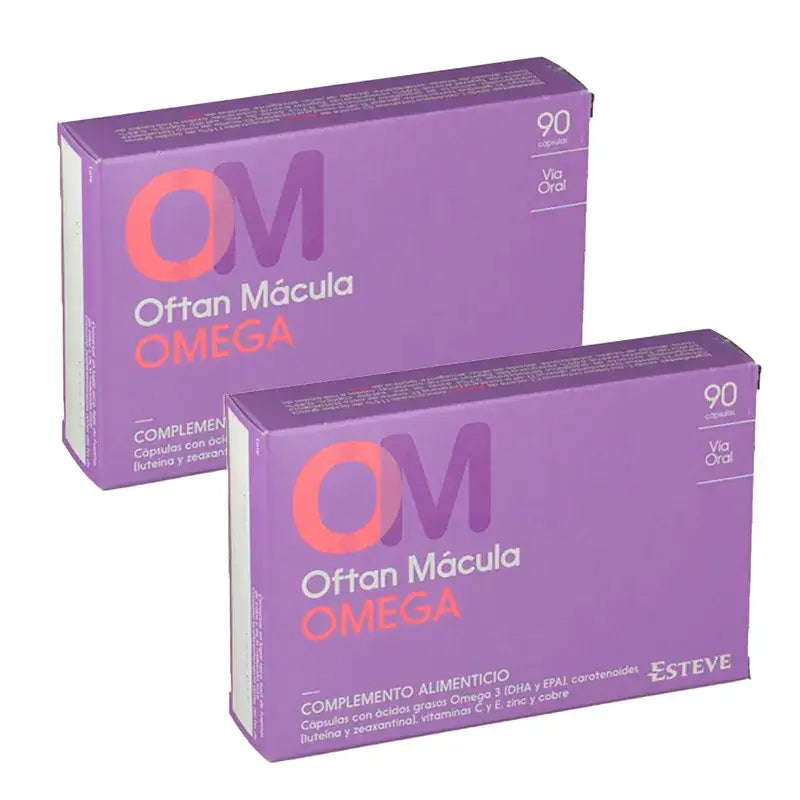 Oftan Macula Complément Alimentaire Oméga, 2 x 90 Capsules