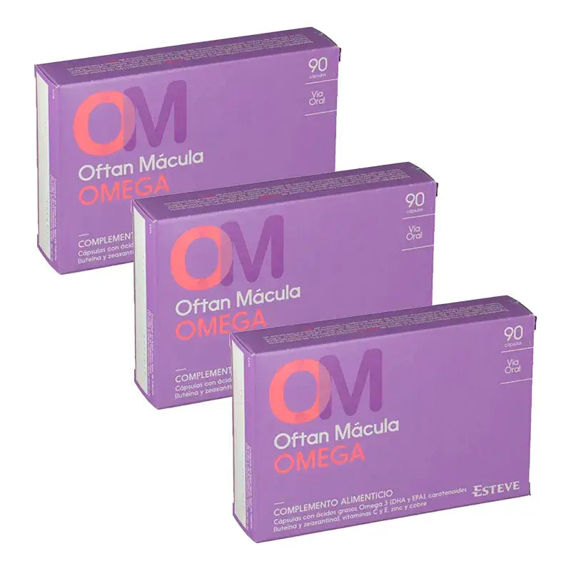 Oftan Macula Complément Alimentaire Oméga, 3 x 90 Capsules