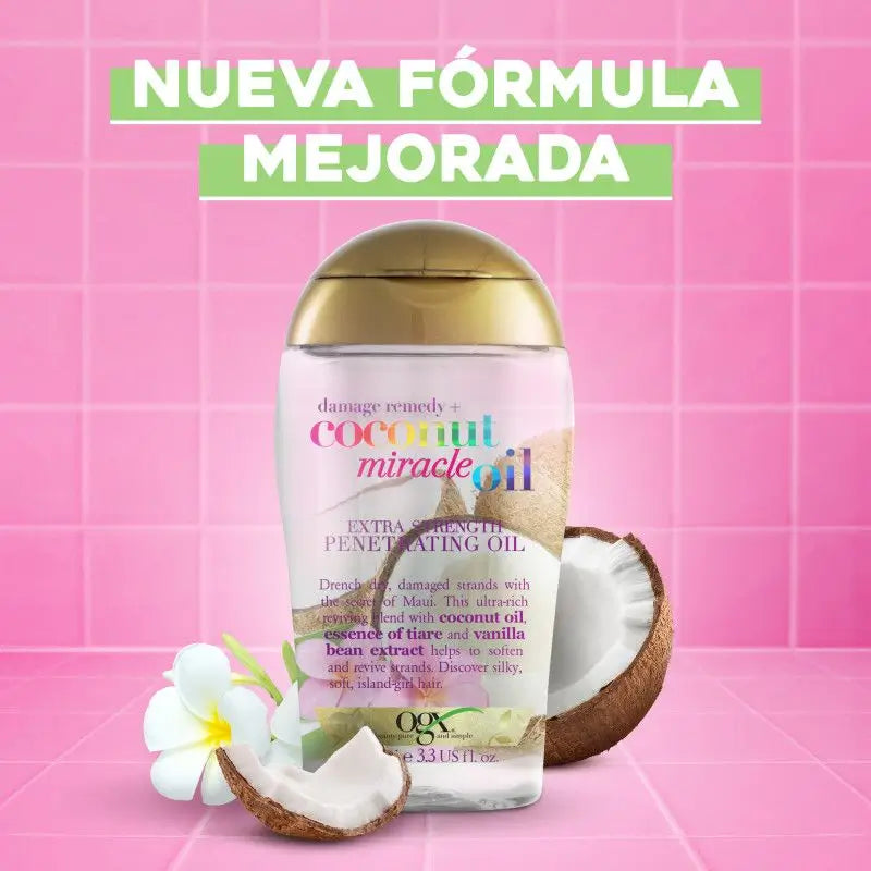 Ogx Coconut Miracle Oil Extra Penetrating Oil, 100 ml