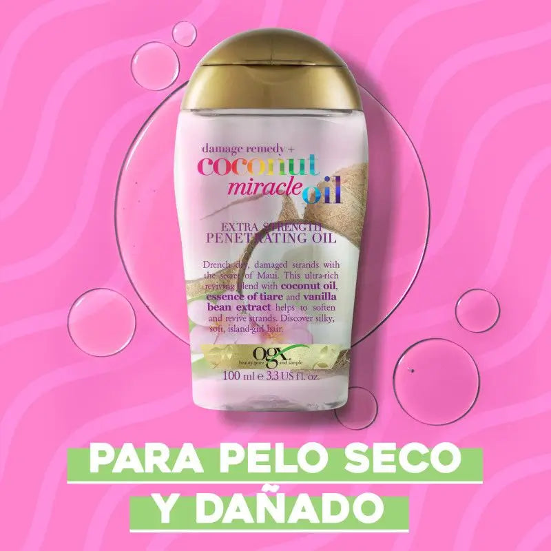Ogx Coconut Miracle Oil Extra Penetrating Oil, 100 ml