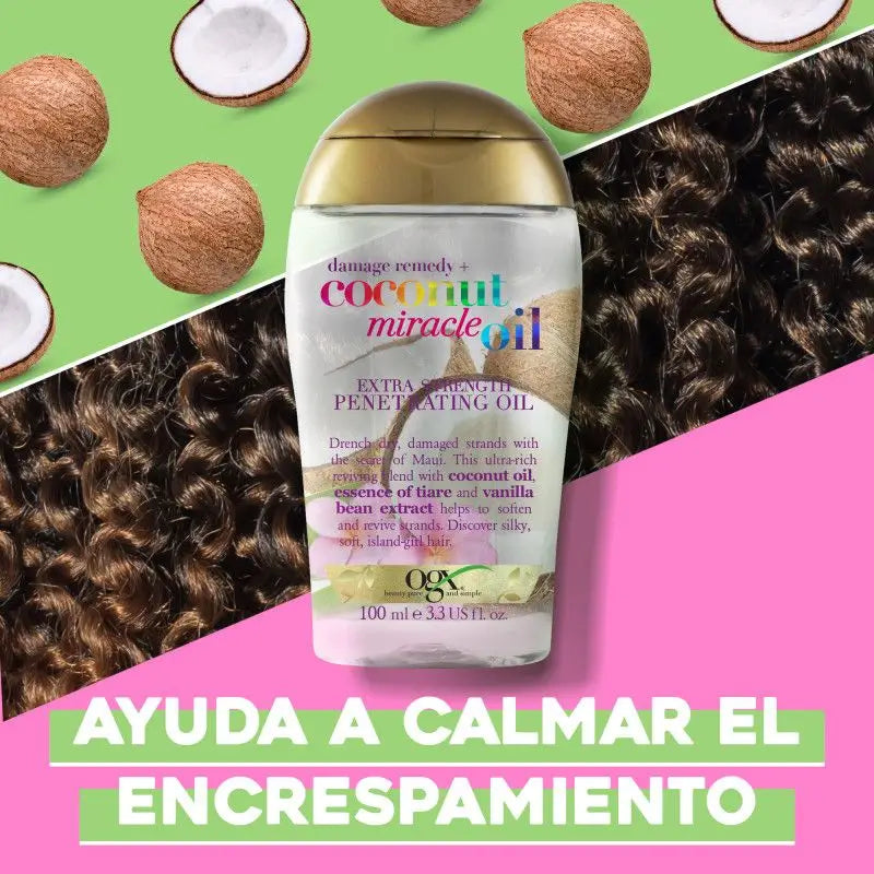 Ogx Coconut Miracle Oil Extra Penetrating Oil, 100 ml