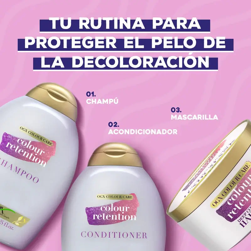 Shampooing Ogx pour la conservation des couleurs, 385 ml