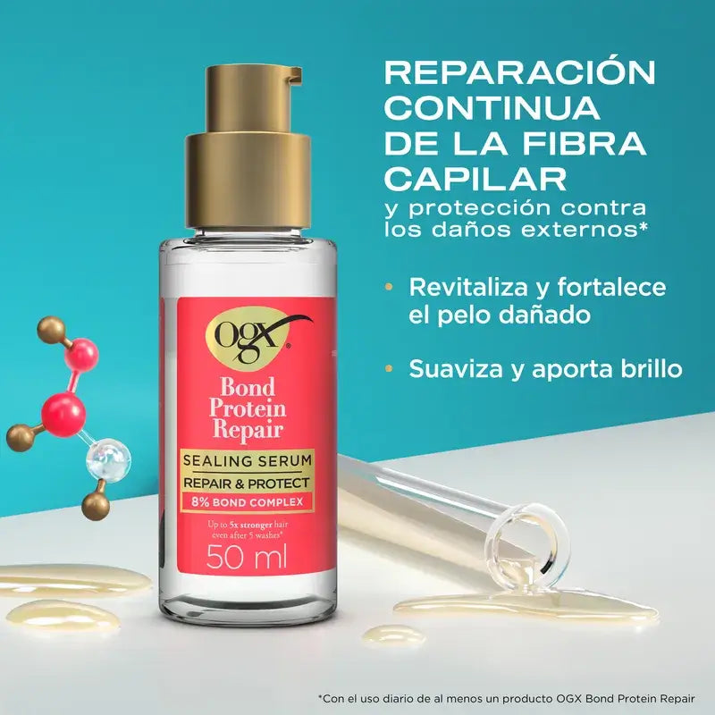 Ogx Bond Repair Sealing Serum, Hair Repair Serum, Hair Treatment, 50 Ml