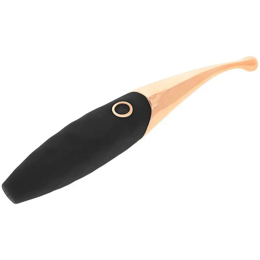 Ohmama Rechargeable Clitoris Stimulator 36 Modes - Black-Pinkgold