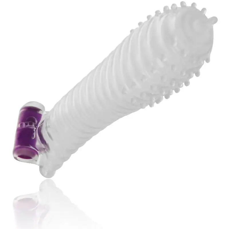 Ohmama For Him Manchon de pénis texturé avec bille vibrante