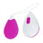 Ohmama Oeuf vibrant 10 modes - Lilas et blanc