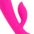 Ohmama Vibrateurs Vibrateur rechargeable avec lapin 10 modes de vibration 19 Cm