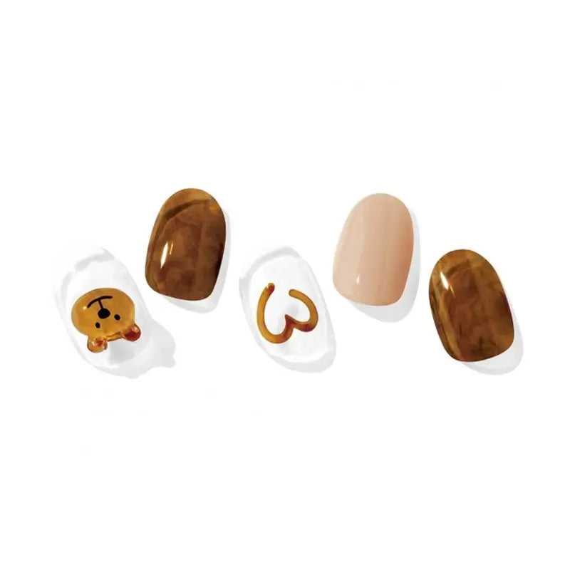 Ohora Gel Nails - Caramel Bear, 30 unités