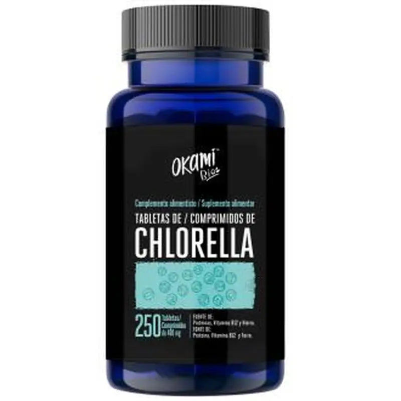 Okami Bio Chlorella 500Mg 250 Bio Sg Vegan Tablets