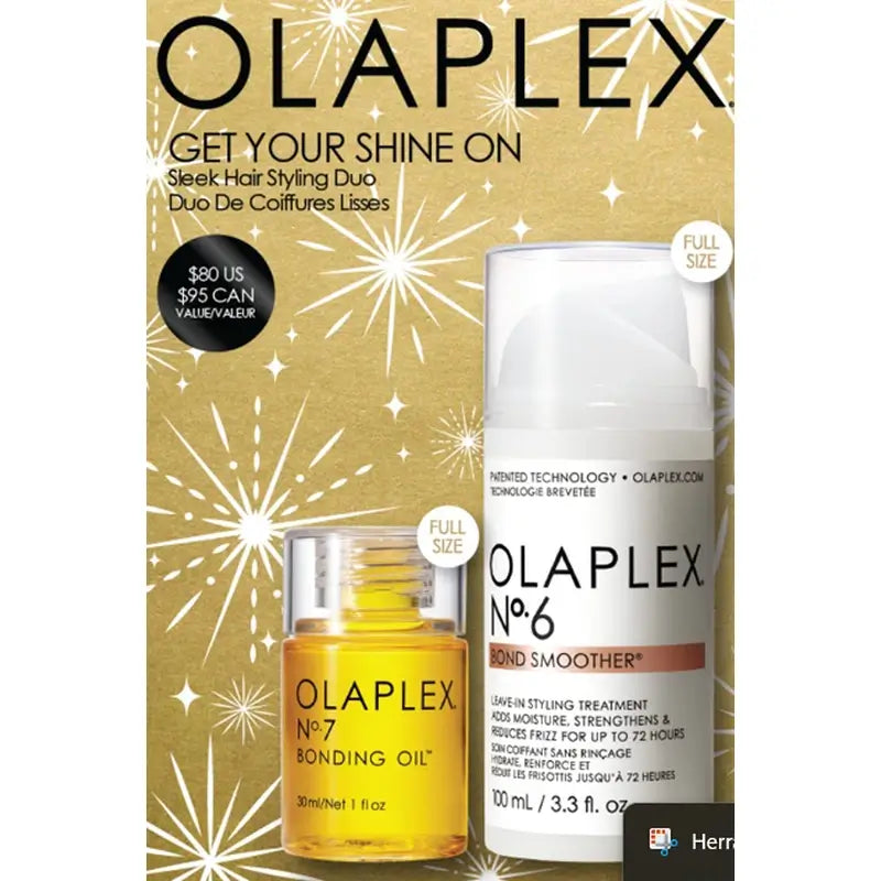 Olaplex Get Your Shine On Sleek Hair Styling Set Smooth Hair
