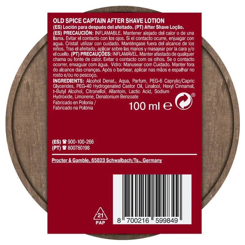 Old Spice Captain Barrel Coffret cadeau avec gel douche