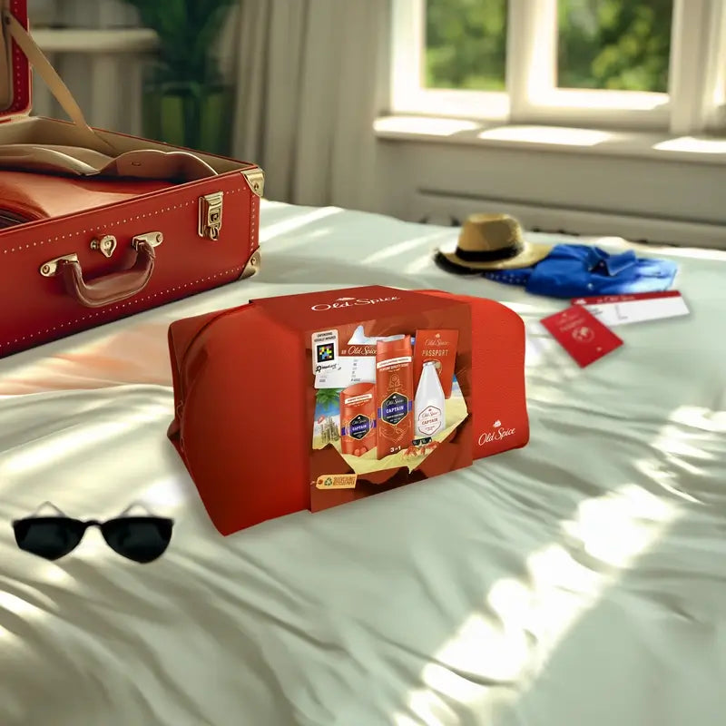 Old Spice Captain Traveller Coffret cadeau avec gel douche