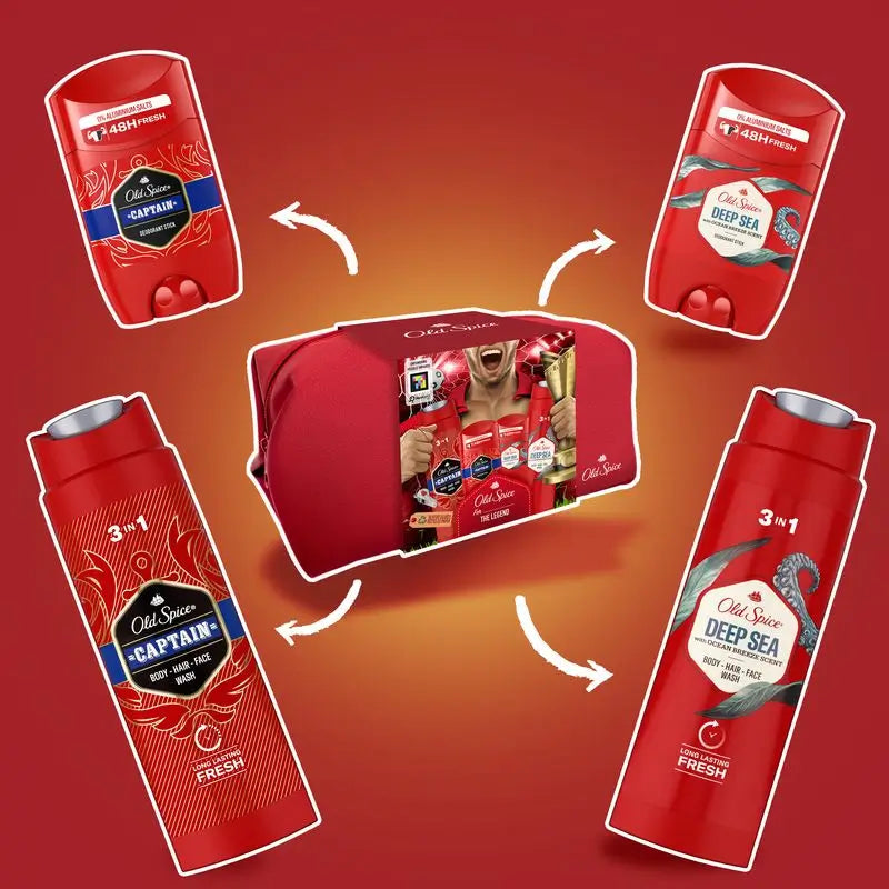 Coffret cadeau pour hommes Old Spice Footballer