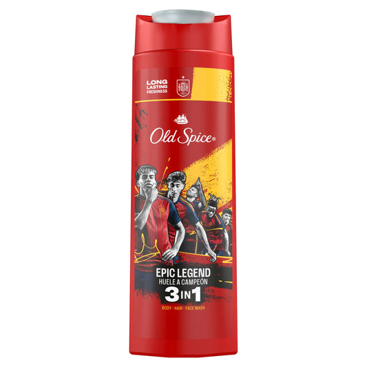 Old Spice Gel douche 3 en 1 Édition limitée Sélection espagnole, 400 ml