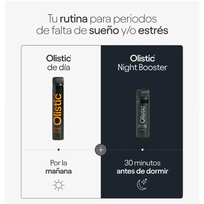 Olistic Night Booster, paquet de 2 x 28X15ML