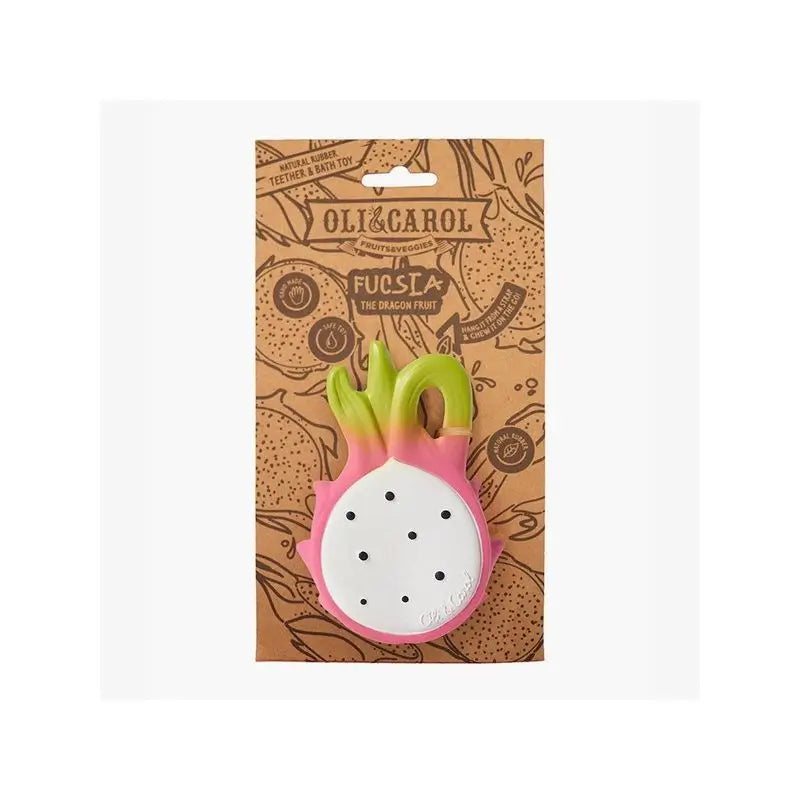 Oli&Carol Fuchsia The Dragonfruit Teether