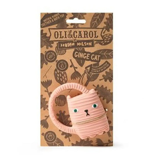 Oli&Carol Ginge Cat Teether