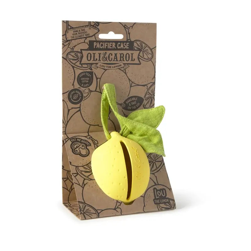 Oli&Carol Lou The Lemon Pacifier Case , 1 unité