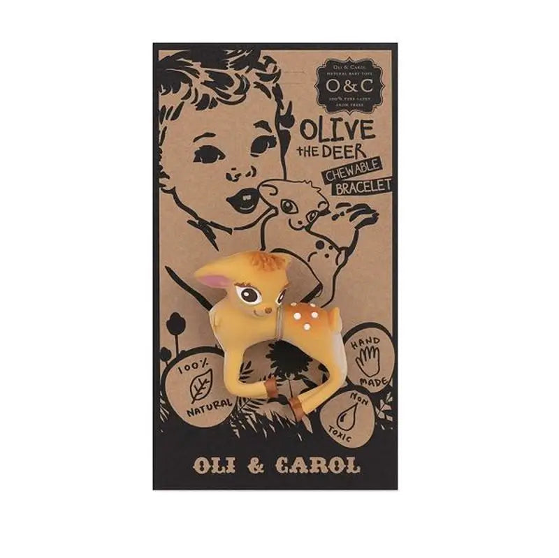 Oli&Carol Olive The Deer Bracelet Teething Teether