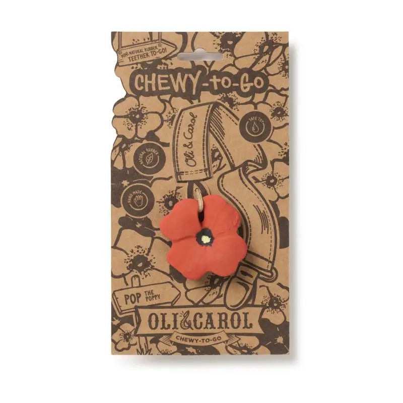 Oli&Carol Pop The Poppy Teether