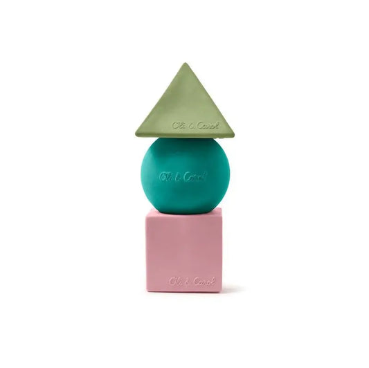 Oli&Carol X Bauhaus Movement Geometric Figures Soft Rattle