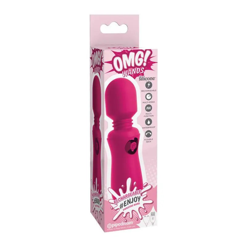 Omg Enjoy Vibrator Wand Rose
