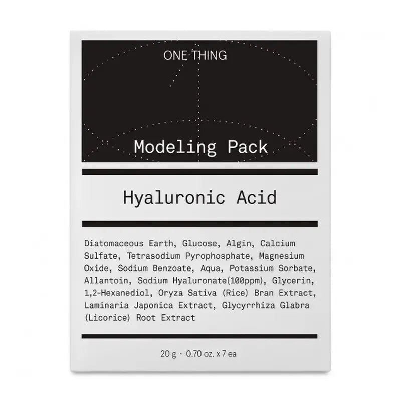 Pack de modelage à l'acide hyaluronique One Thing, 20 g