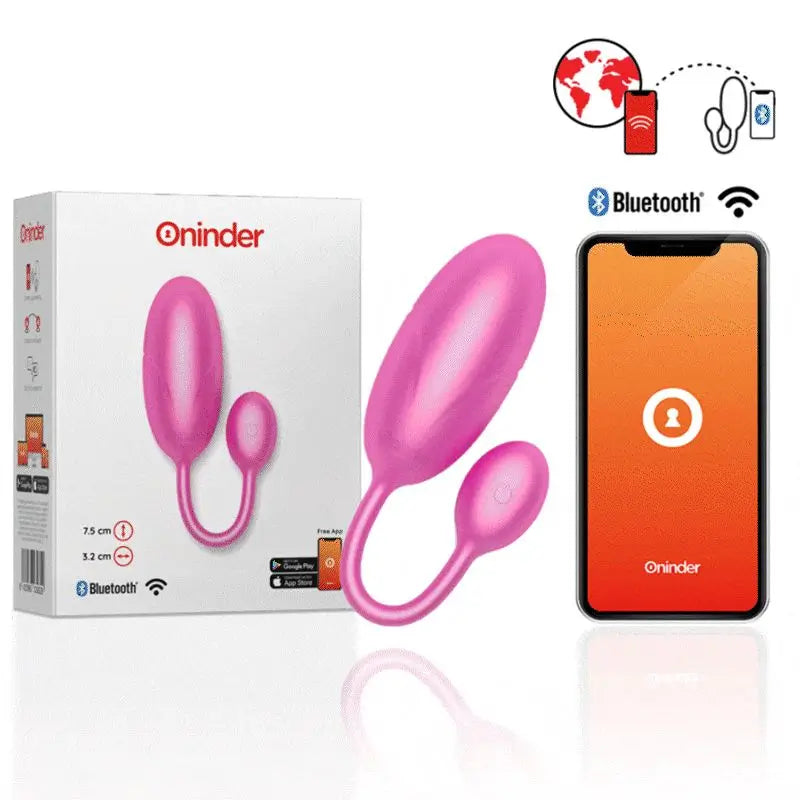 Oninder Tokyo Pink Vibrating Egg 7.5 X 3.2 Cm