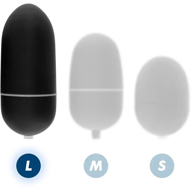 Online Remote Control Vibrating Egg L - Black (Oeuf vibrant télécommandé)